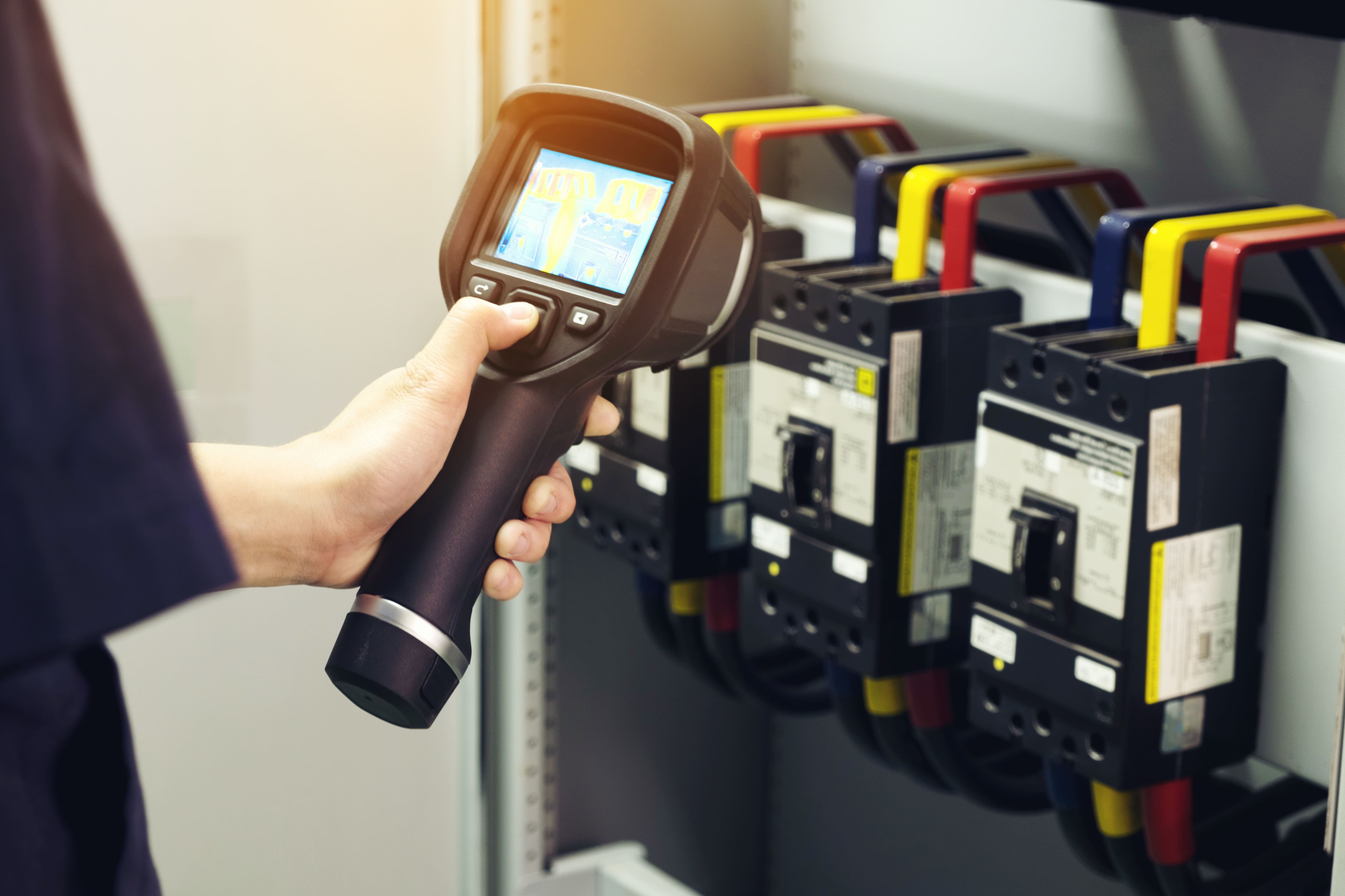 Thermographie elektrischer Anlagen mit Wärmebildkamera